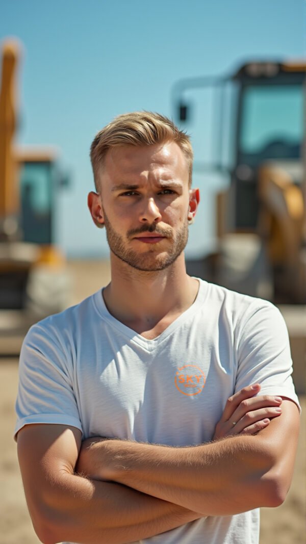 Baumwoll-T-Shirts für die Arbeit
